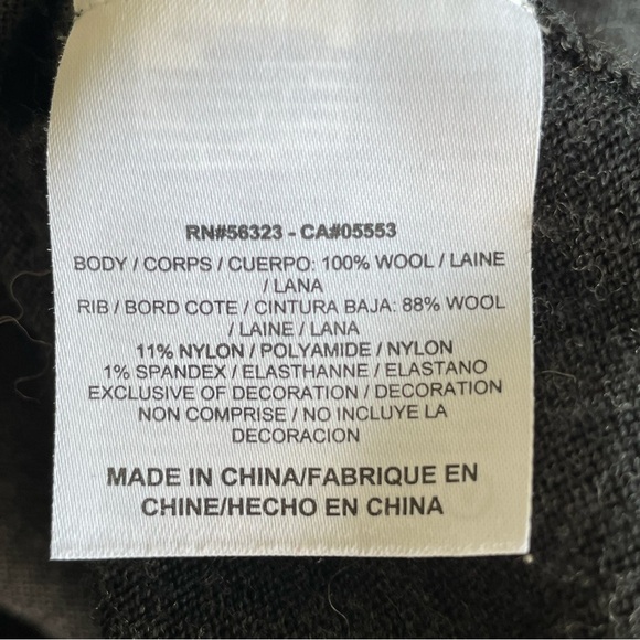 Tiger Woods Collection Wool Sweaters Mens XL Gray/Black V-Neck Pullover Golf coz - Picture 5 of 14